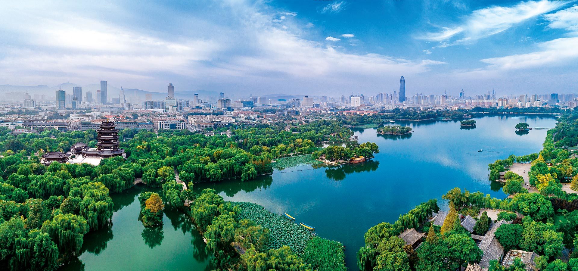 濟南大明湖生态景區